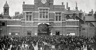 Royal Arsenal factory in Woolwich where Arsenal Football Club was founded in 1886